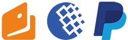 Иконки PayPal, Webmoney, Яндекс.Деньги